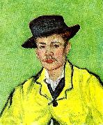 Vincent Van Gogh portratt av armand roulin oil painting reproduction
